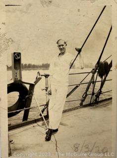 Family Photo Album Including WWI & WWII US Navy and USS New Jersey