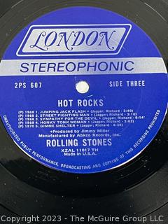 Double Vinyl Record Album: The Rolling Stones - Hot Rocks 1964-1971 - London Records 1971