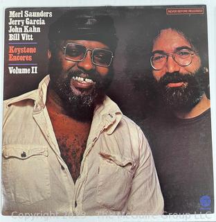 Three (3) Vinyl Record Albums: Merl Saunders/Jerry Garcia; Kingfish; Iggy Pop