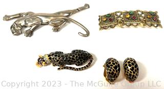 Four (4) Pieces of Costume Jewelry Including Kenneth Lake