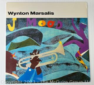 Two (2) Vinyl Record Albums: Wynton Marsalis; Monk