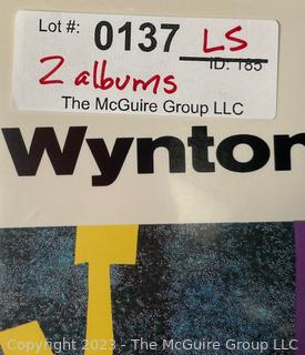 Two (2) Vinyl Record Albums: Wynton Marsalis; Monk