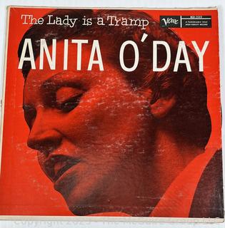 Five (5) Vintage Vinyl LP Records: Anita O'Day, Annie Ross, Barbara Cook, Felicia Sander, Misty Christy