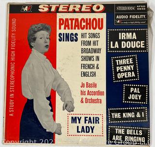 Three (3) Vinyl LP Records: Gigi, Patachou Sings, Slaughter on Tenth Ave.