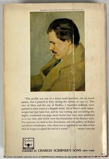 (Note: Revised Description 4-14-24 @ 4:42pm) Hardcover with Dustjacket Copy of "A Moveable Feast" by Ernest Hemingway, Charles Scribner's Sons, 1964. Book of the Month Club Edition