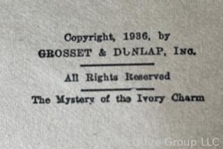 Five (5) Books, Nancy Drew Mystery Series. All 1930's 