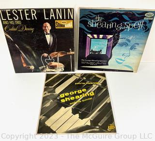 Three (3) Vinyl LP Records: Lester Lanin & George Shearing