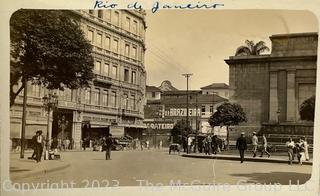 Nineteen (19) Real Photo Postcards from Rio De Janeiro Brazil and Argentina, c 1920's