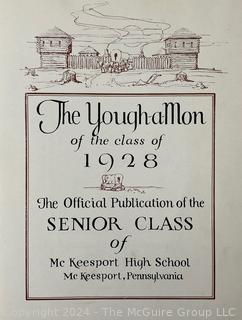 Four (4) High School Yearbooks circa 1920s and 30s from Western NY region. 