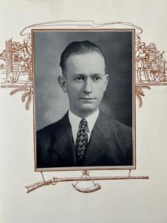 Four (4) High School Yearbooks circa 1920s and 30s from Western NY region. 