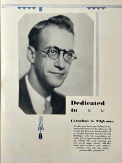 Four (4) High School Yearbooks circa 1920s and 30s from Western NY region. 