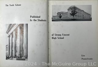 Four (4) Vintage High School Year Books