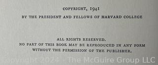 Books: 2 Volume Set of Justice Oliver Wendel Holmes - Sir Frederick Pollack Correspondence 1874-1932. Published by The Harvard University Press. 