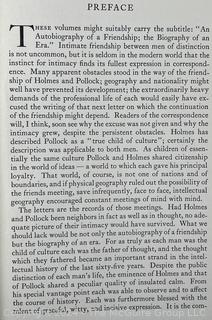 Books: 2 Volume Set of Justice Oliver Wendel Holmes - Sir Frederick Pollack Correspondence 1874-1932. Published by The Harvard University Press. 