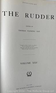 The Rudder by Thomas Fleming Day, January - June 1911. Monthly Magazine about yachting with, photos, illustrations, plans, designs etc.