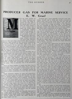 The Rudder by Thomas Fleming Day, January - June 1911. Monthly Magazine about yachting with, photos, illustrations, plans, designs etc.