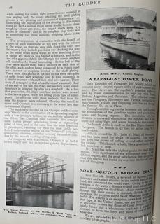 The Rudder by Thomas Fleming Day, January - June 1911. Monthly Magazine about yachting with, photos, illustrations, plans, designs etc.