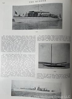 The Rudder by Thomas Fleming Day, January - June 1911. Monthly Magazine about yachting with, photos, illustrations, plans, designs etc.