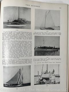 The Rudder by Thomas Fleming Day, January - June 1911. Monthly Magazine about yachting with, photos, illustrations, plans, designs etc.