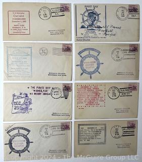 64 First Day Covers (FDC) Philately. Circa 1930's- 1970's