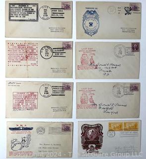 64 First Day Covers (FDC) Philately. Circa 1930's- 1970's