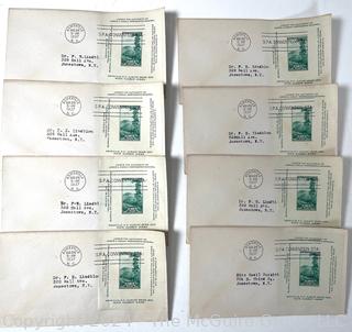 64 First Day Covers (FDC) Philately. Circa 1930's- 1970's