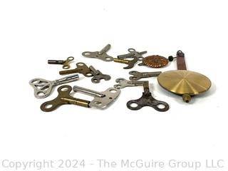 Group of Clock Keys and Pendulum