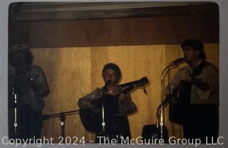 Group of 1970's Photographic Slides of Country Joe McDonald and The Joy of Cooking Bands in Concert and Back Stage.  