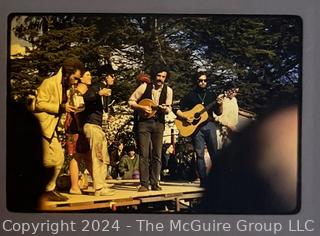 Group of 1970's Photographic Slides of Country Joe McDonald and The Joy of Cooking Bands in Concert and Back Stage.  