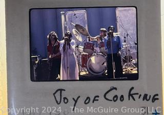 Group of 1970's Photographic Slides of Country Joe McDonald and The Joy of Cooking Bands in Concert and Back Stage.  