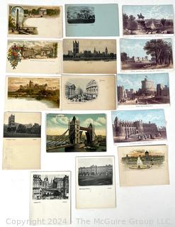 24 Vintage European Postcards