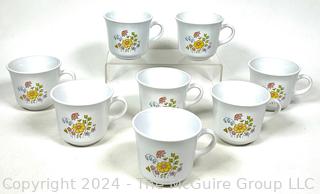 Set of (8) Vintage Corelle Cups  