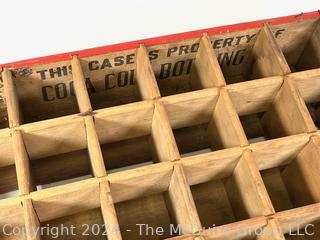 Red Coca Cola 24 Bottle Wood Crate