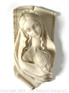 Group Including Madonna Wall Plaque and Jewelry Box