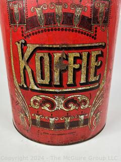 Large Antique Koffie Container By Etall. J. Schuybro  19" tall