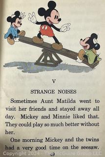 Seven (7) Books Including Walt Disney Mickey Mouse Never Fails (1939)