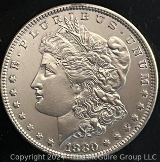 1880 Morgan Silver Dollar Coin