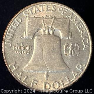 1959 Franklin Half Dollar Coin