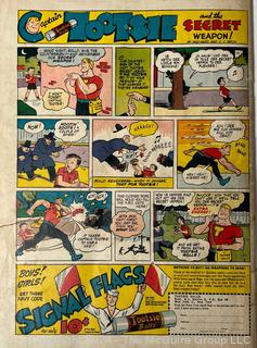 All-Flash #14 (DC, 1944) E. E. Hibbard cover and art, Green Lantern and Doiby Dickles cameos.  