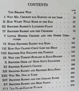 Told By Uncle Remus, New Stories of the Old Plantation by Joel Chandler Harris, 1905. 