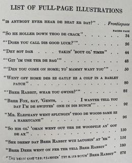 Told By Uncle Remus, New Stories of the Old Plantation by Joel Chandler Harris, 1905. 