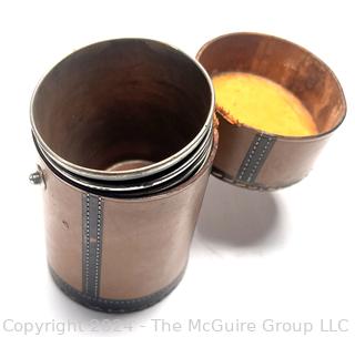 Set of Four Shot Glasses in Carrying Case.