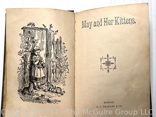 "The Dairyman's Daughter" and "May and Her Kittens" circa 1900 