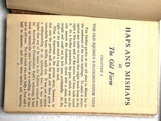 Three (3) C. A. Stephens books: The Haps and Mishaps at the Old Farm