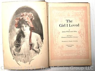 5 Illustrated Books circa 1910 by James Whitcomb Riley