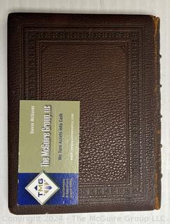 "The Building of The Ship" by Henry Wadsworth Longfellow. Illustrated and Leather Bound. Published by Fields, Osgood, and Co. Boston 1870