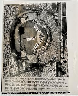 Ten (10) Black & White News Photographs of Baltimore Orioles Baseball History: Earl Weaver; Hank Bauer; Municipal Stadium; Playoff Wins '66; etc