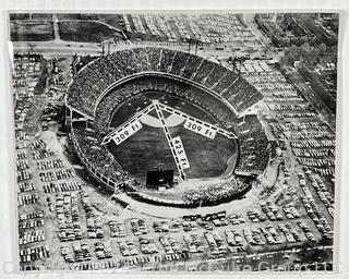 Ten (10) Black & White News Photographs of Baltimore Orioles Baseball History: Earl Weaver; Hank Bauer; Municipal Stadium; Playoff Wins '66; etc