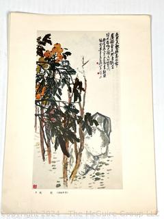 Folio of Japanese Botanical Woodblock Prints