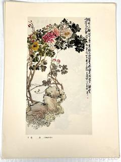 Folio of Japanese Botanical Woodblock Prints